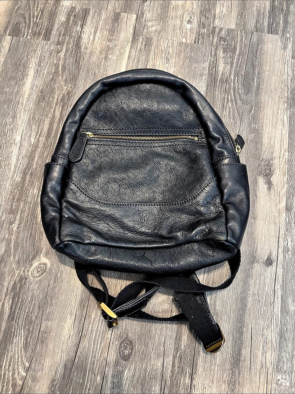 Frye Leather Backpack in Black